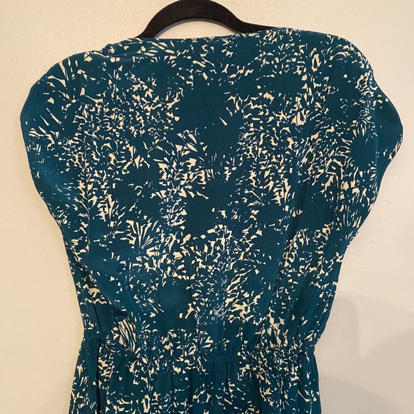 Kimchi Teal Green 100% Silk Dress - Picture 11 of 11